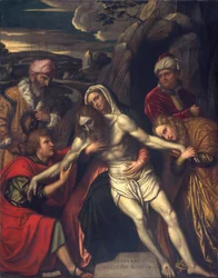 Die Grablegung, 1554